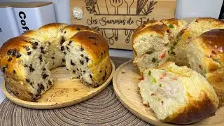 Brioche au chocolat ou fruit sec 