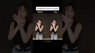 Left: Original dance videoRight: With AI-powered lipsync &ndash; now she&rsquo;s singing while dancing!