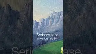 Meine neue Serie Nocturnes mit 5 Kunstwerken, geht in weniger als 24 h online! 💫🏔️ 👉Beschrieb