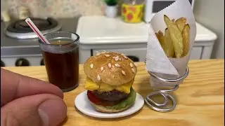 Burgers and Fries | Miniature Cooking