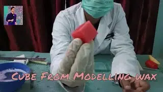 How To Make Cube From Modelling Wax || Dental Nick || Easy Method