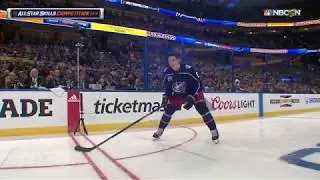 Zach Werenski's Attempt in the Fastest Skater Competition (2018 NHL ASG)