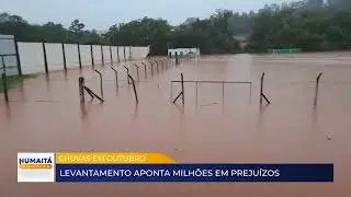 CHUVAS EM OUTUBRO - LEVANTAMENTO APONTA MILH&Otilde;ES EM PREJU&Iacute;ZOS : Rede Humait&aacute; de Televis&atilde;o
