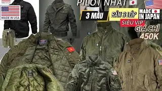 Siêu Phẩm Đầu Xuân Với Áo Pilot Nhật Phiên Bản 3 Lớp  Chất Lượng| 02-01-2025|Zalo:0767608997 