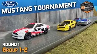 Турнир Ford Mustang (Раунд 1, Группы 1-2), гонки на литых моделях