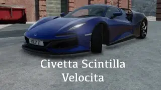 BeamNG Civetta Scintilla Velocita - Speed or Cornering?