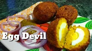 Dimer Devil Recipe | Egg Devil | Bengali Egg Chop | Dimer Chop.
