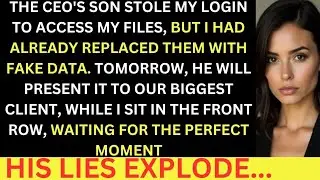 The CEO's Son Stole My Login, So I Let Him Access All Dummy Files I Set Up, Tomorrow Will Be Fun