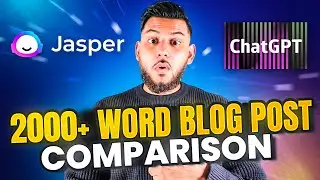 AI Face-Off: Jasper AI vs ChatGPT - Which Generates Better Blog Posts?!