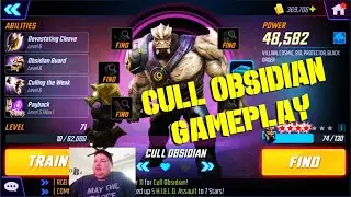 Cull Obsidian Unlock & Gameplay! - MARVEL Strike Force