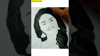 Keerthi Suresh pencil drawing