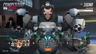 POTG! SMARTEST SIGMA IN OW 2 - SUPER SIGMA SEASON 9 GAMEPLAY TOP 500