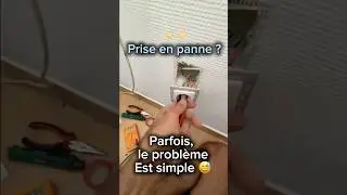 R&eacute;paration Prise &eacute;lectrique #bricolage #astucesbricolage