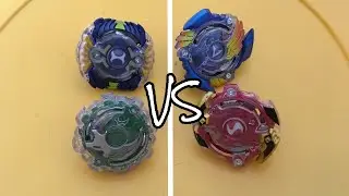 BLEYBLADE BATTLE: Valtyek V2 VS Horusood H2 and Kerbeus VS Spyzen S2