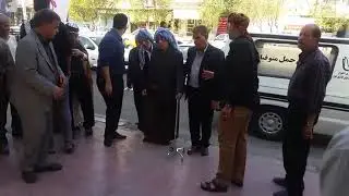 شیخ یوسف مهیوب مع شیخ عبدالله بن حنش شیخ مجدم فی الاهواز