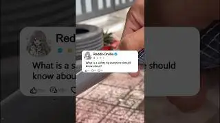 What is a safety tip everyone should know about?#funny#reddit #story