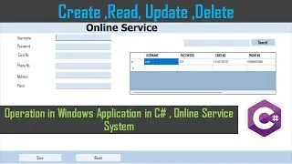 CREATE , UPDATE , READ,DELETE  OPERATION IN C# WINDOWS APPLICATION PROJECT PREVIEW |Clever Learning