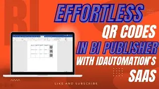 Effortless Barcode Generation in Oracle BI Publisher with IDAutomation&rsquo;s Streaming Service