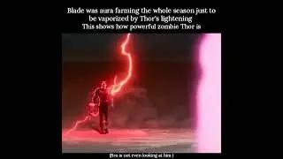 zombie thor kills blade #marvelzombies #fypp #avengers #aurafarming #relatablememes #thor #blade
