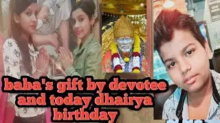 Sai Baba Gift By Devotee And smiley baba Darshan 9918073846