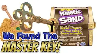 KINETIC SAND Treasure Hunt in GOLDEN Treasure Chest!