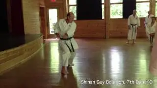 Teaching Bassai Dai | IKD Kensushei Training | Shihan Guy Bourgon 7th Dan IKD