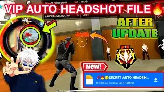✔Auto headshot config file free fire | no drag only headshot config free fire max