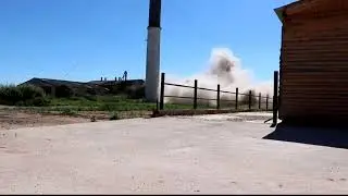 7 08 2020 Взрыв здания кормоцеха для производства комбикорма в Оршанском районе
