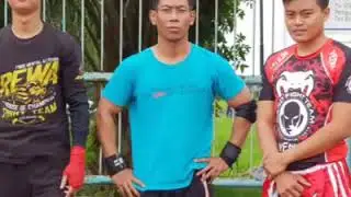 Thai boxing family practice #upi