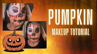 SCARY PUMPKIN MAKEUP TUTORIAL | spooky season series 