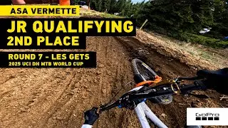 GoPro: Asa Lands a P2 spot for Finals - Les Gets - '25 UCI DH MTB World Cup