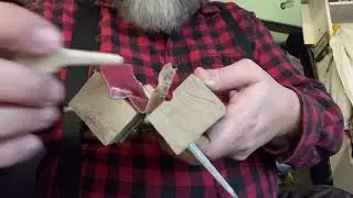 Homemade banjo or violin friction peg shaper