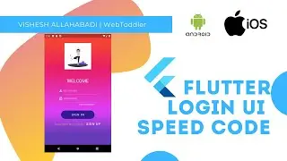 Flutter UI - Login Screen UI - Speed Code