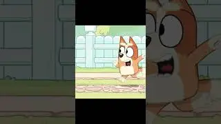 Bingo vs. Lucky's Dad!!! #bluey #funny #shorts #naruto