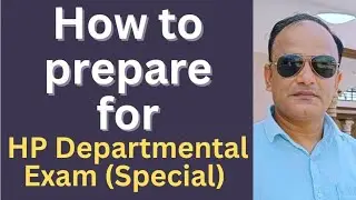 Hp departmental exam preparation # by sankhyan
