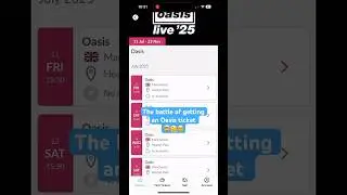 The Battle of Getting an Oasis Ticket. 48 hours of click refresh click refresh #oasis #oasislive