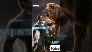Hybrid animals fusion #hybridanimals#marvel#mashup#avenger#loin#edit#ai#wildlife