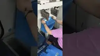 Walmart Shopping Bag Bulk Production | Nonwoven T-shirt Bag Bottom Sealing Machine