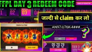 FFPL DAY 3 KA REDEEM CODE JALDI REDEEM KARO😘😘😘😘#SHORTS#VIRAL