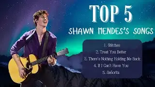 TOP 5 SHAWN MENDES'S SONGS  -PLAYLIST