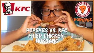 POPEYES VS. KFC FRIED CHICKEN MUKBANG | Who's Better? | Eat With Me 먹방