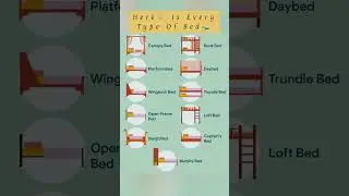 11 Types Of Bed With Names 🛌😍🏡❤️🤫🧐🤗😯🤠 #bed #types #shortsbeta #home #ytshortsindia #viral
