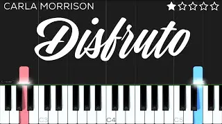 Carla Morrison - Disfruto | EASY Piano Tutorial