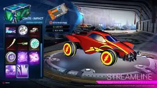 IMPACT CRATE ROCKET LEAGUE SHOWCASE *INSANE MYSTERY DECALS* Salty Shore Update