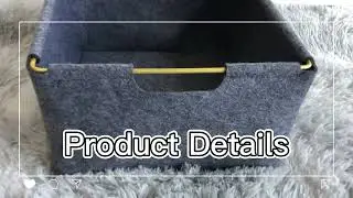 Meatal Ring Felt Storage Basket Set