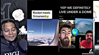 ARE WE LIVING UNDER A DOME???...FIRMAMENT?...tiktok videos....|REACTION