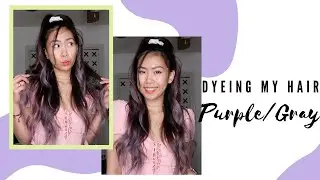 DYEING MY HAIR PURPLE DURING QUARANTINE | VIOLET | LAVENDER | ION COLOR BRILLIANCE