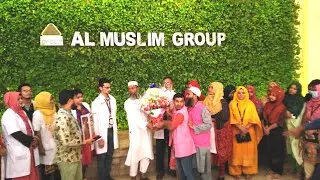 ট্রফি হাতে আনন্দের জোয়ারে ভাসছে আল-মুসলিম পরিবার।// Al-Muslim Group.