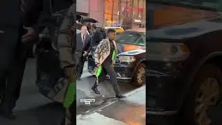 The Woman King Star John Boyega Spotted Arriving at CBS Mornings Studios in NYC #johnboyega #nyc