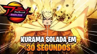 KURAMA SOLADA EM 30s.... Isso me fez DERROTAR a KURAMA em 30s no ANIME FIGHTING SIMULATOR ENDLESS